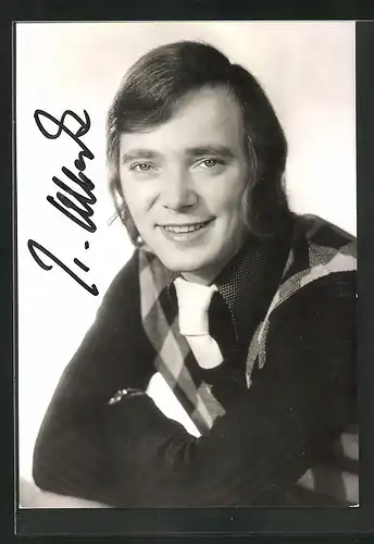 AK Musiker Peter Albert, mit Autograph