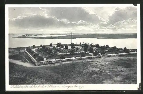 AK Angerburg, Blick auf den Heldenfriedhof