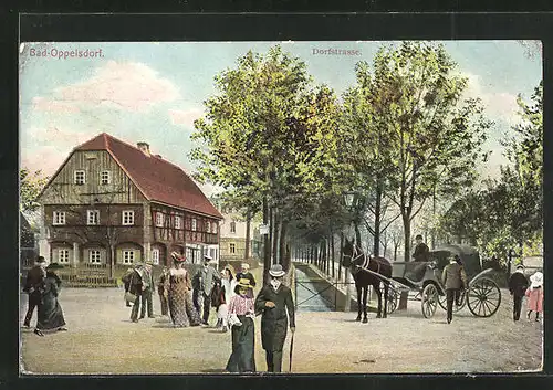 AK Bad Oppelsdorf, Dorfstrasse