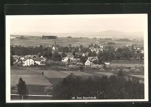 AK Bad Oppelsdorf, Ortsansicht aus der Vogelschau