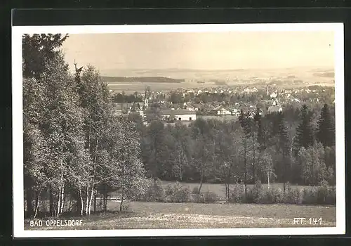 AK Bad Oppelsdorf, Ortsansicht mit Kirche