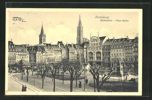 AK Strassburg, Place Kléber