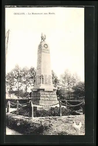 AK Guillon, Le Monument aux Morts