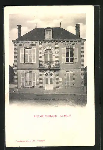 AK Champignelles, La Mairie