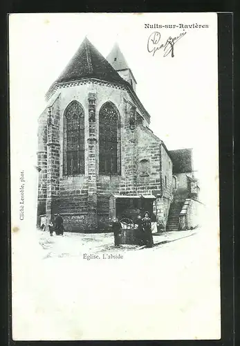 AK Nuits-sur-Ravières, Èglise, L`abside