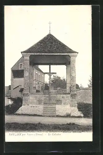 AK Moulins-en-Tonnerrois, Le Calvaire