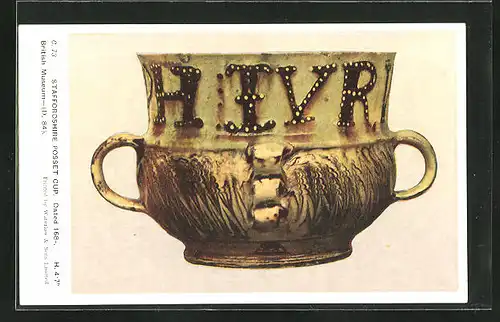 AK British Museum, Staffordshire Posset Cup