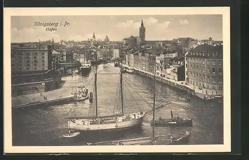 AK Königsberg i. Pr., Hafen