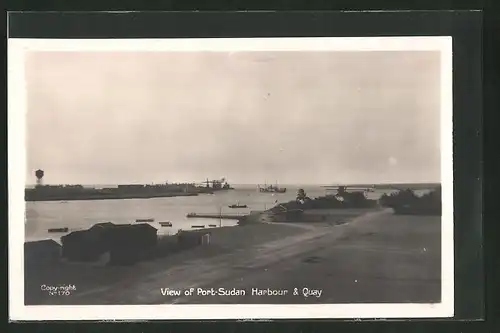 AK Port Sudan, View of Harbour & Quay