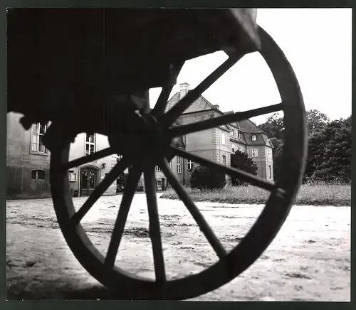 Fotografie Helmut Raddatz, Berlin-Weissensee, Ansicht Karlsburg, Zentralinstitut für Diabetes Gerhardt Katsch, Burghof