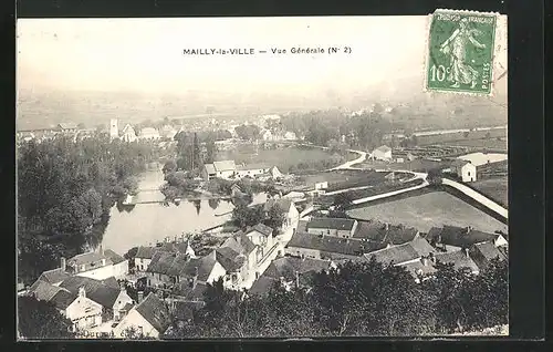 AK Mailly-la-Ville, Vue Générale