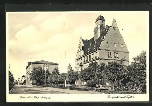 AK Zwenkau, am Rathaus