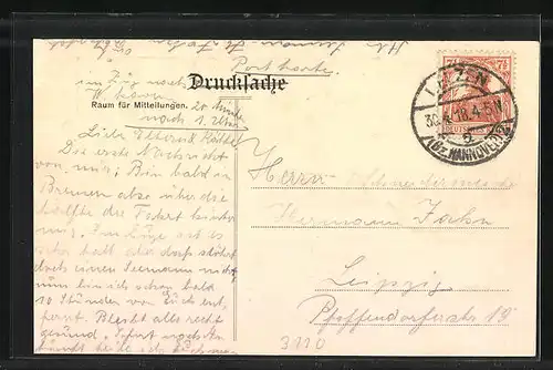 AK Uelzen, Fischerhof, Haidschnucken, Kaiserl. Postamt, Bahnhof