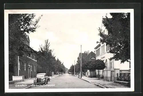 AK Genthin, Blick in die Bahnhofstrasse