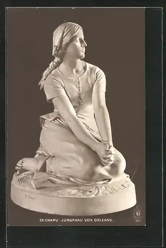 AK Skulptur Jungfrau von Orleans von Ch. Chapu