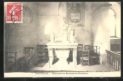 AK Chastellux, Monument du Maréchal