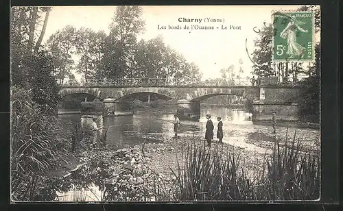AK Charny, les Bords de l'Ouanne, le Pont