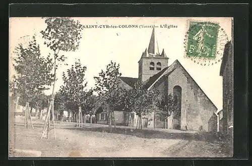AK Saint-Cyr-les-Colons, l'Église