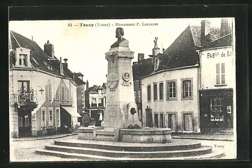 AK Toucy, Monument P. Larousse