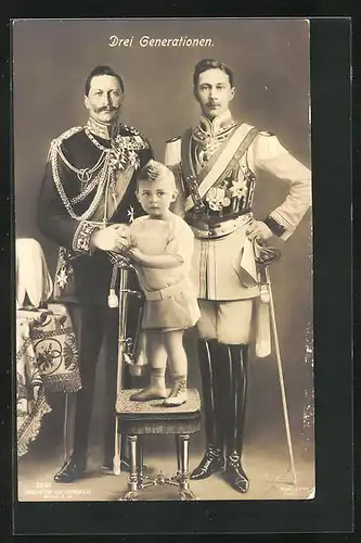 AK Drei Kaiser-Generationen