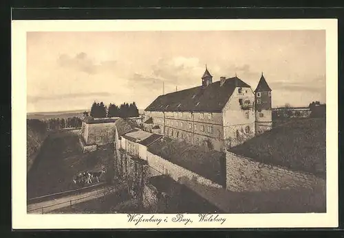 AK Weissenburg i. Bay., Blick zur Wülzburg