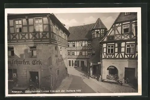 AK Kronach, Geburtshaus Lucas Cranach der Ältere 1472