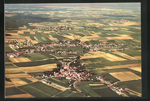 AK Ehekirchen, Gesamtansicht vom Flugzeug aus