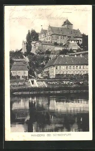 AK Mainberg, Blick über den Main zum Schloss