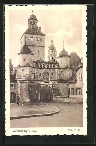 AK Weissenburg i. Bay., Ellinger Tor