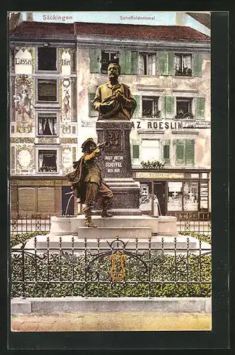 AK Säckingen, Scheffeldenkmal