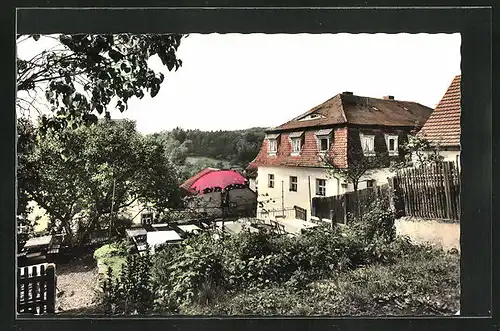 AK Guttenberg im Frankenwald, an Gasdthof Goldene Rose