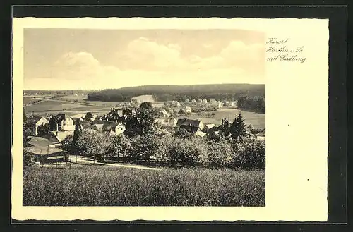 AK Hartha i. Sa., Blick auf die kleine Siedlung