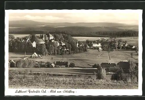 AK Friedenfels Opf., Blick zum Schlossberg