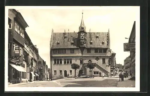 AK Ochsenfurt am Main, auf dem Platz vor dem Rathaus