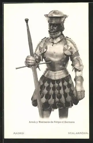 AK Madrid, Real Armeria, Arnès y Montante de Felipe el Hermoso