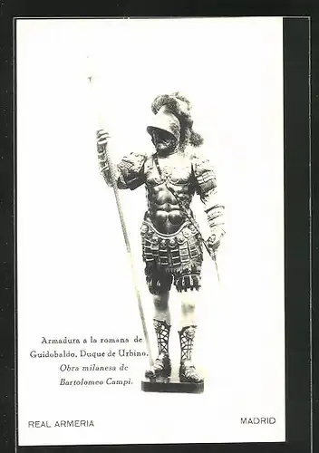 AK Reformation, Madrid, Real Armeria, Armadura a la romana de Guidobaldo