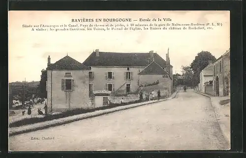 AK Ravieres en Bourgogne, Entree de la Ville