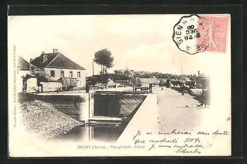 AK Rogny, Vue Generale, Ecluse