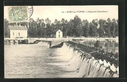 AK Pont-sur-Yonne, L`Ecluse de Champfleury