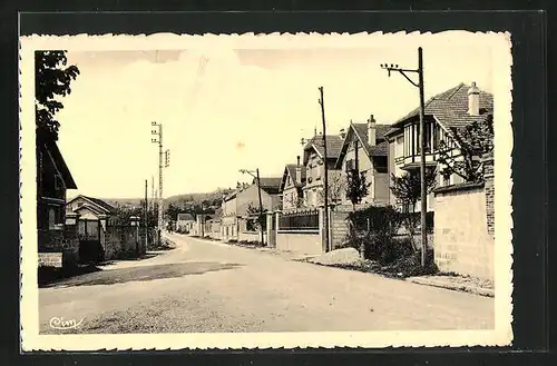 AK Pont-sur-Yonne, Rue de Plaisance, Route de Villethierry