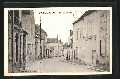 AK Pont-sur-Yonne, Rue du Guichet