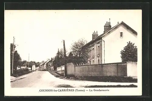 AK Courson-les-Carrieres, La Gendarmerie