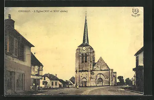 AK Cheroy, L`Eglise XIIe et XIIIe siecles