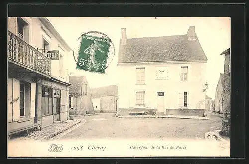 AK Cheroy, Carrefour de la Rue de Paris