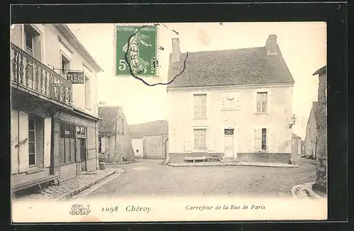 AK Cheroy, Carrefour de la Rue de Paris