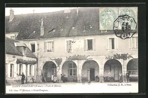 AK Saint-Fargeau, Poste et Mairie