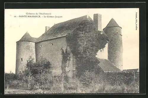 AK Saint-Magnance, Chateau de l`Avallonnais, Le Chateau Jacquot