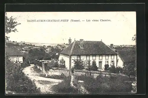 AK Saint-Aubin-Chateauneuf, Les Vieux Chemins