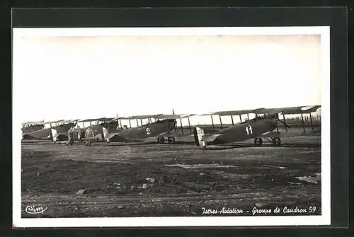 AK Istres-Aviation, Groupe de Caudron 59, Flugzeuge