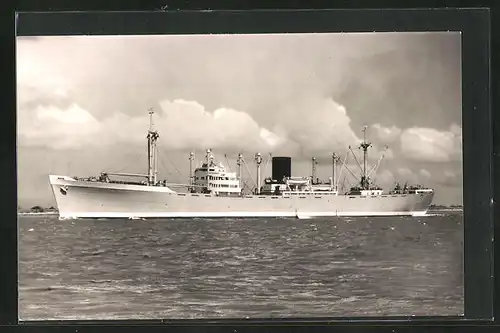 AK Handelsschiff M.S. Weltevreden in Fahrt